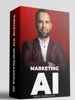 strona mockup 10 pomysłów na biznes - AI w marketingu i tworzeniu treści